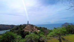Foto.dok.pribadi/Patung Bunda Maria di Batas Negara RI Timor Leste