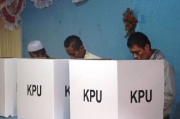 ILUSTRASI - Pelaksanaaan pemungutan suara di Kabupaten Cianjur, Jawa Barat. (KOMPAS.COM/FIRMAN TAUFIQURRAHMAN)