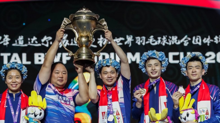 China sebagai juara bertahan Piala Sudirman: bwfbadminton.com