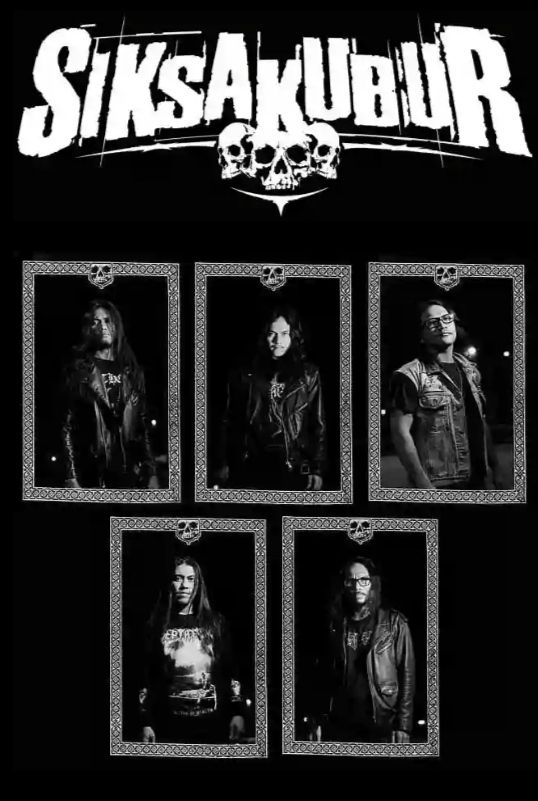 Poster personil band Siksakubur. Foto: metal-archives.com