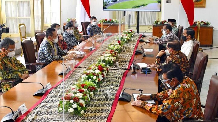 Pertemuan MPR dan Presiden Jokowi di Istana Bogor|dok. tempo.co