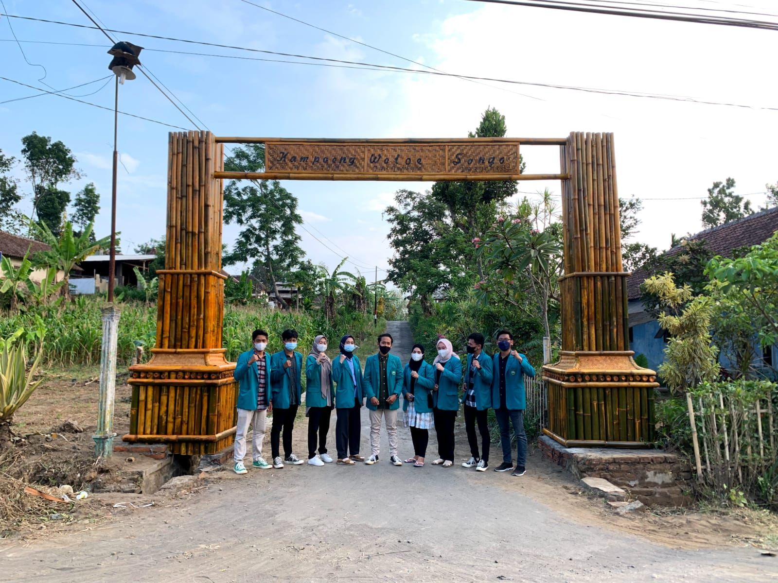 Pembuatan Gapura Di Desa Sanankerto - Kompasiana.com