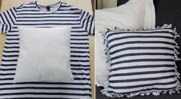 Sarung Bantal Dari Baju Tidak Terpakai. Sumber Grid Id