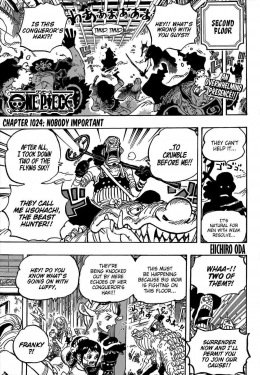 Ussop tampil dengan menakuti para anak buah kaido karena efek Conqueror Haki. (Sumber: Dok. Viz Media, Manga One Piece)