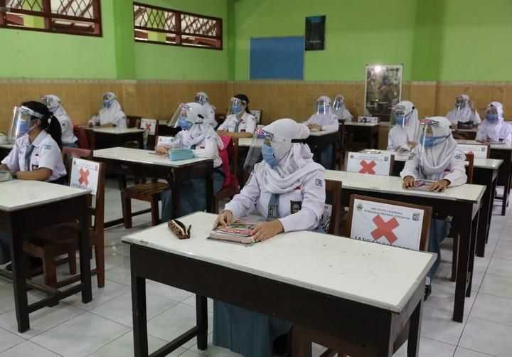 Pembelajaran tatap muka/Foto Radio Idola Semarang