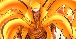 Tampak Naruto mode baryon | (sumber: naruto.fandom.com)