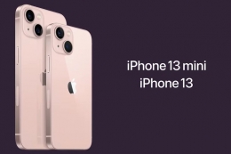 iPhone 13 Mini dan iPhone 13. Sumber: tangkap layar pribadi dari youtube.com/Apple