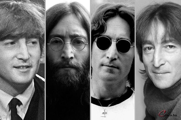 Transformasi John Lennon dari waktu kewaktu (sumber: cultura.hu)
