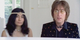Salah satu scane dalam video klip imagine, Lennon dan Yoko Ono (sumber: m.diadona.id)