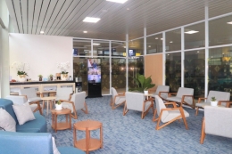 Ruang tunggu Stasiun Bandara YIA. (Sumber: Dokumentasi KAI)