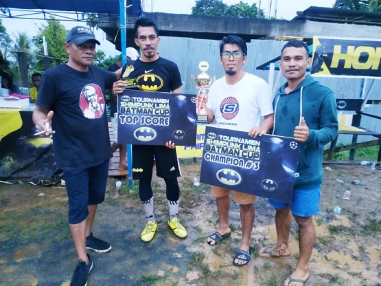 Top skor turnamen Simpang Lima Batman Cup I 2021 (kaos Batman) 