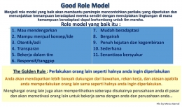 Image: Good Role Model & Koneksitas Team yang Mendalam (File by Merza Gamal)