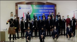 Pembukaan Perkuliahan Universitas Dian Nusantara tahun ajaran 2021/2022. Dokumen Pribadi