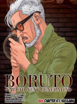 Poster manga Boruto chapter 61 (sumber: www.masrana.com)