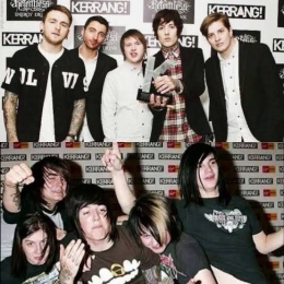 Dulu BMTH band hardcore yang berubah jadi emo dan juga pernah bertualang ke berbagai genre musik | sumber gambar:pinterest.com/Kristy Contreras