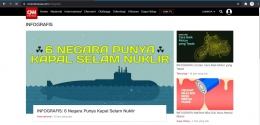 Infografis, televisi, dan laporan interaktif CNN Indonesia. Sumber: CNN Indonesia.