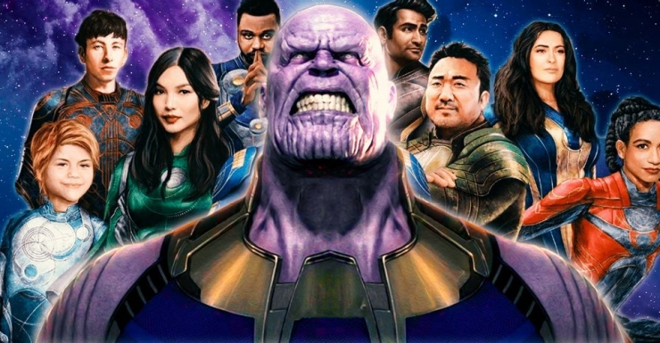 Thanos dan Eternals memiliki hubungan di komik. Sumber : Comic Book