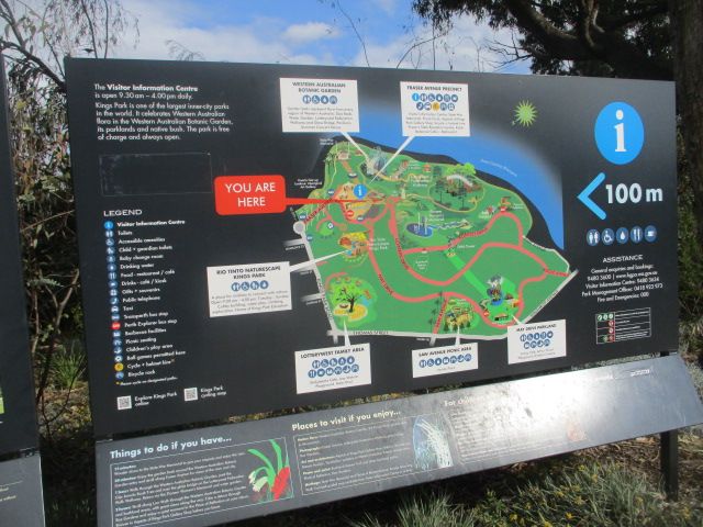 Peta Lokasi Kings Park (dok pribadi)