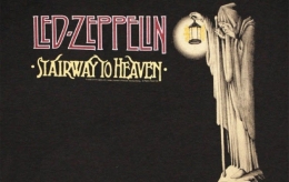 Poster lagu berjudul Stairway To Heavean ciptaan Led Zeppelin (sumber: powerpop.blog)