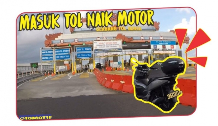 Motor Masuk Tol Bali Mandara: dokpri