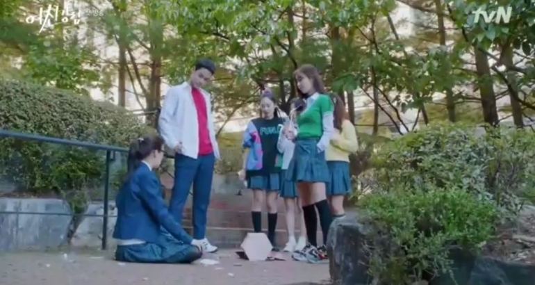 Gambar hasil dari tangkapan layar dari Drama Korea True Beauty. 