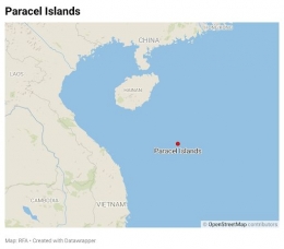 Peta Kepulauan Paracel