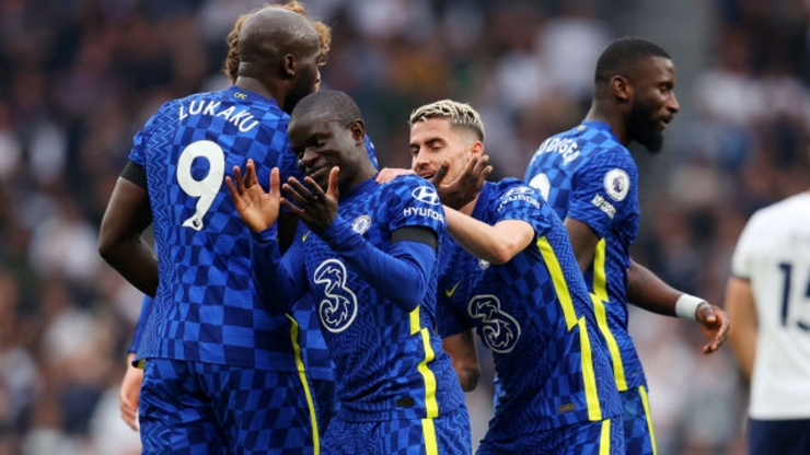 Romelu Lukaku tidak mencetak gol ketika melakukan laga derby di London. Namun Chelsea menang 3-0 atas Tottenham (Foto Skysports) 