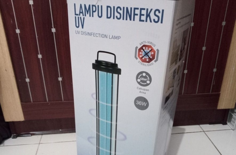 Lampu UV (dok.pribadi).