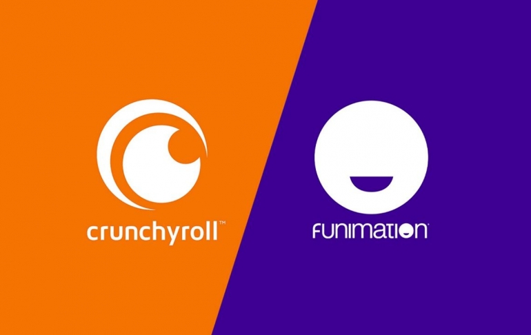 Ilustrasi Funimation dan Crunchyroll (image credit: radiojhero.com)