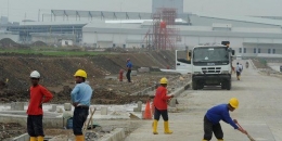 Foto pembangunan kawasan industri. Sumber foto: Arie Basuki/Merdeka.com