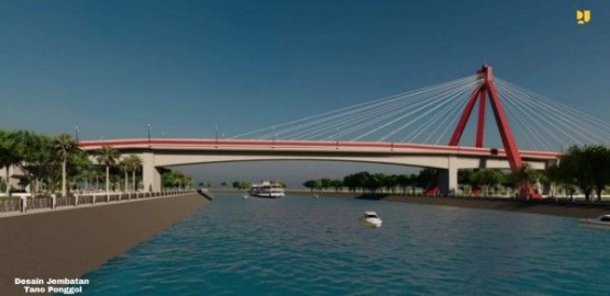 Desain jembatan Tano Ponggol (Foto : kompas.com)