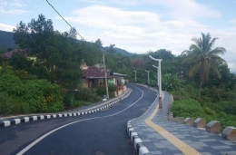 Pemandangan Desa Tuktuk Siadong (Foto : Pribadi)