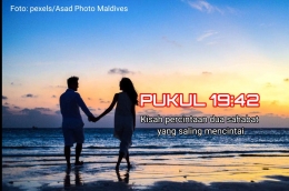 Gambar ilustrasi Pukul 19:42 | (sumber: pexels.com/Asad Photo Maldives)