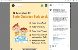 Adaptasi Teknologi Media Sosial Instagram SD Pangkalan Kota Bandung dengan Memposting konten Edukatif - dokpri
