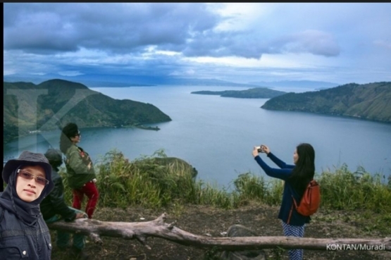 Ilustrasi Danau Toba via seindotravel.com dan olah foto pribadi via Capcut