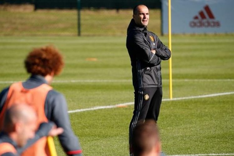 Roberto Martinez yang saat ini masih menjadi pelatih tim nasional Belgia, disebut menjadi kandidat kuat pengganti Ronald Koeman.| Sumber: BRUNO FAHY/BELGA/AFP via Kompas.com