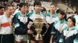 Foto.indosport.com/Indonesia menjuara Piala Sudirman Tahun 1989.