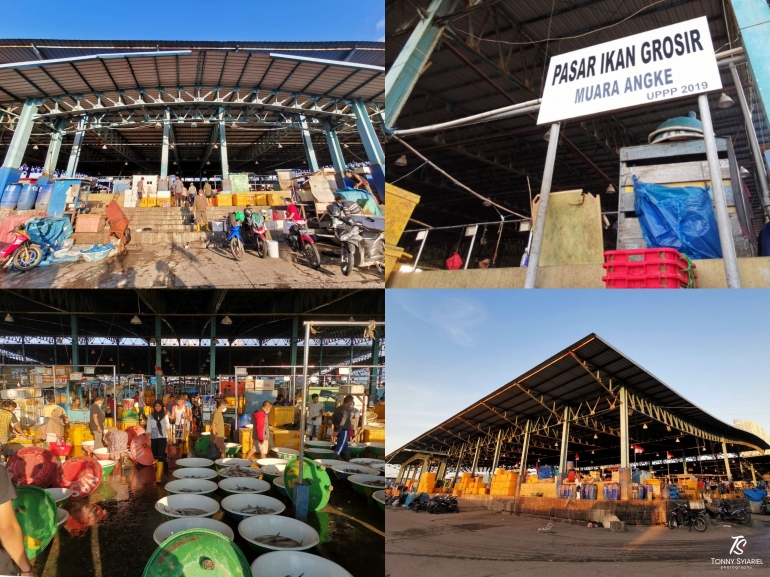 Kolase foto-foto Pasar Ikan Muara Angke. Sumber: dokumentasi pribadi