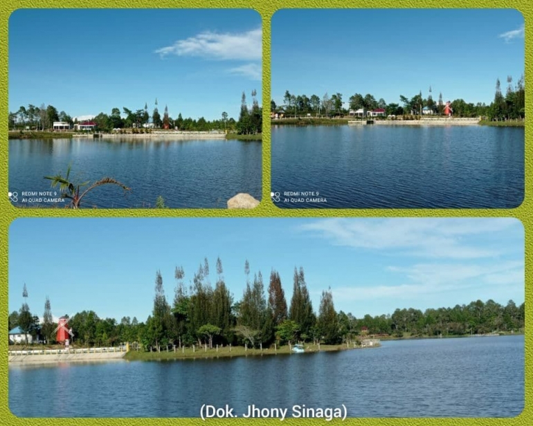 Danau Aek Natonang, ibarat danau di atas danau di P. Samosir (Dok. Jhony Sinaga)