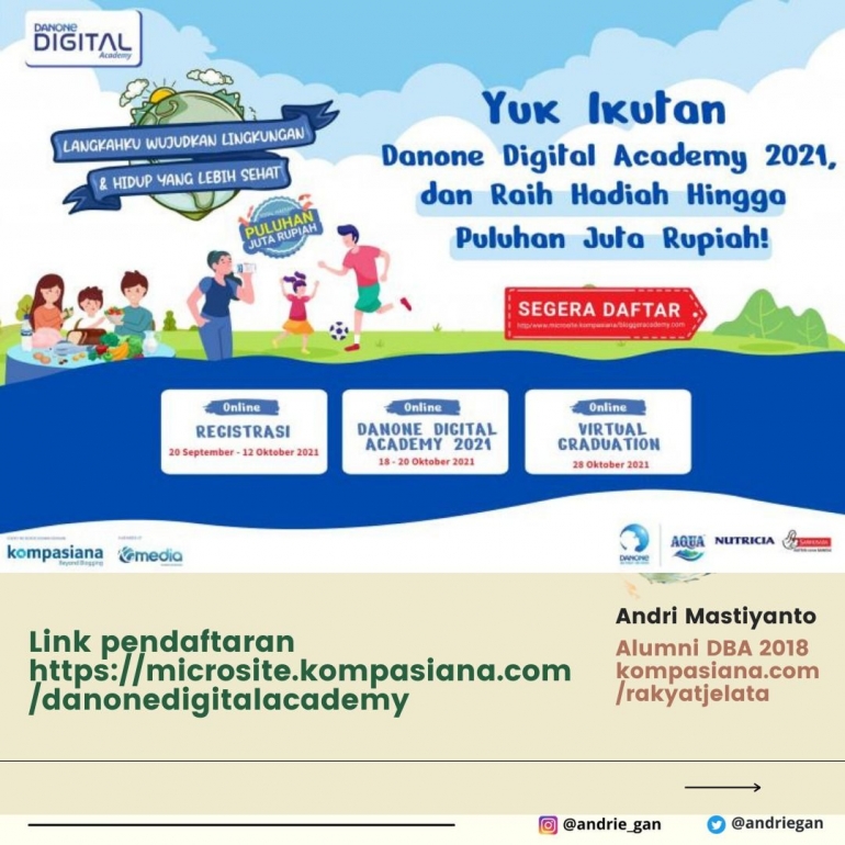 Yuks Ikutan Danone Digital Academy 2018 I Sumber Foto : dokpri design by Canva