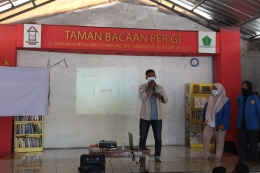 Sambutan Oleh Kak Galang Arian Ramadhan Selaku Ketua Umum Taman Bacaan Perigi