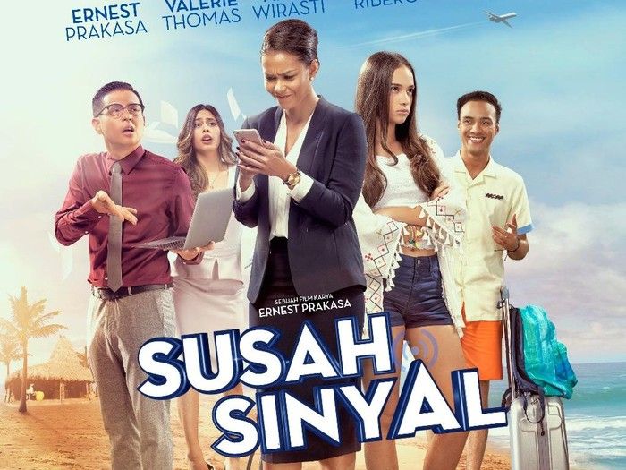 Poster film Susah Sinyal (2017). Sumber: hot.detik.com