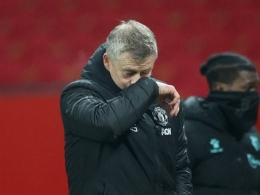 Foto ilustrasi ekspresi sedih Solskjaer saat tim asuhannya kalah | (dok. sportsmole.co.uk)