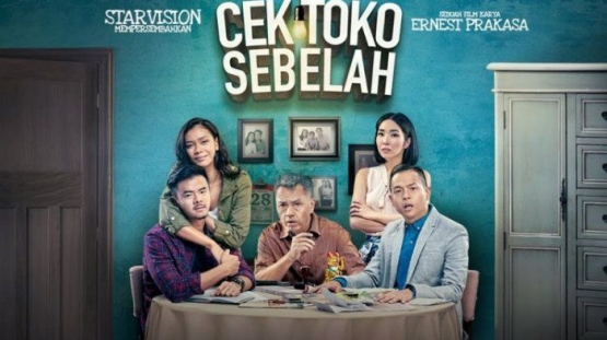 Poster film Cek Toko Sebelah (2016). Sumber: wow.tribunnews.com