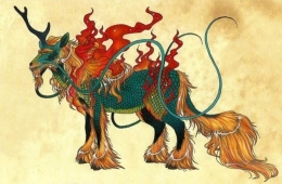 Salah satu hewan mitologi China yang muncul di film Shang-Chi. Sumber : mythus fandom