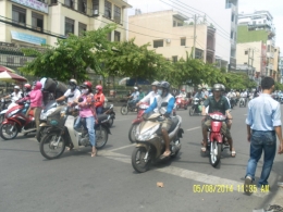 Pengguna sepeda motor di Ho Chi Minh (Dok Pribadi)