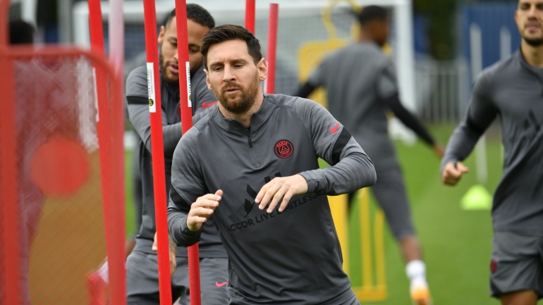 Lionel Messi kembali berlatih bersama PSG (Twitter: @psg_inside)
