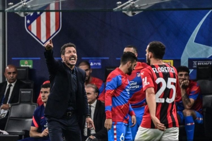 AC Milan vs Atletico Madrid (Kompas.com)