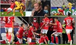 Sejumlah reaksi di pertandingan Barca kontra Benfica: Dailymail.co.uk