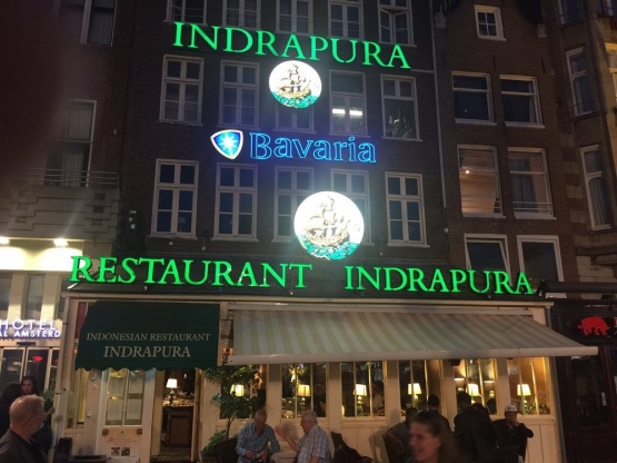 Restaurant Indrapura, Rembrandtplein-Amsterdam. Sumber: www.yelp.com